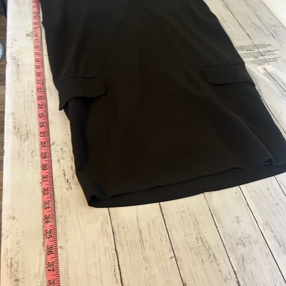 BANANA REPUBLIC Crepe Cocoon Tee Dress Black XS - Picture 4 of 8